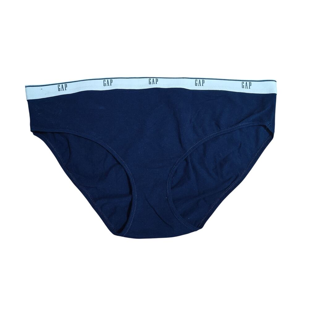 Gap Body Hipster Cotton Logo Waistband Womens Xlarge Blue